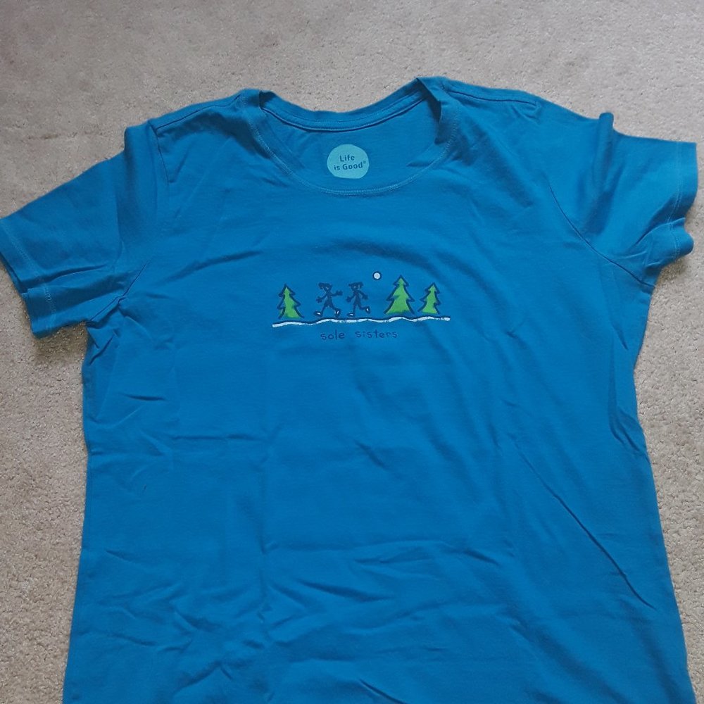 Life Is Good graphic tee